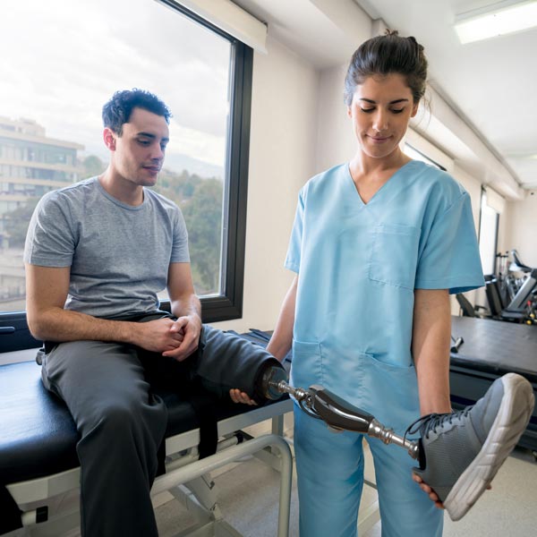 prosthetic limb fitting